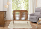 Chestnut (836) 29-Lee Portable Folding Mini Crib with 1.5-Inch Mattress