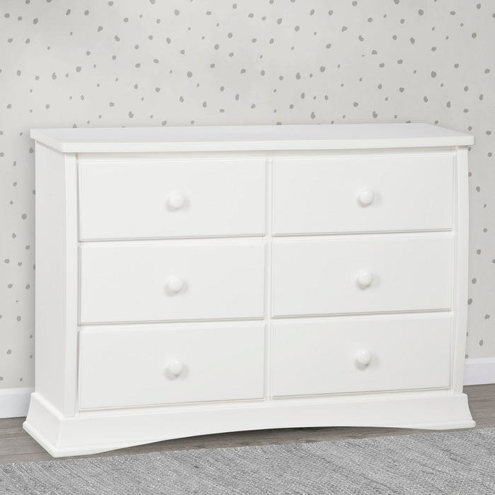 btcuvmenneln6tj6szne 3-Bentley 6 Drawer Dresser with Interlocking Drawers