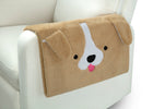 Tan Dog (1239) 1-Personalized Sherpa Throw Blanket for Kids