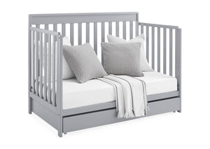 Grey (026) 16-Mercer 6-in-1 Convertible Crib with Storage Trundle