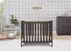 Rustic Grey (084) 1-Monterey Mini Crib with Mattress