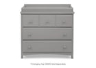 Grey (026) 2-3 Drawer Dresser with Interlocking Drawers