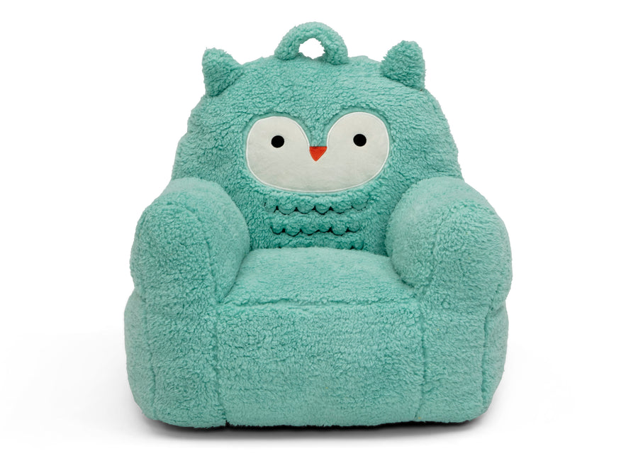 Teal (1614) 3-Owl Cozee Buddy Chair