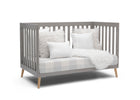 Grey with Natural (1359) 30-Essex 4-in-1 Convertible Crib