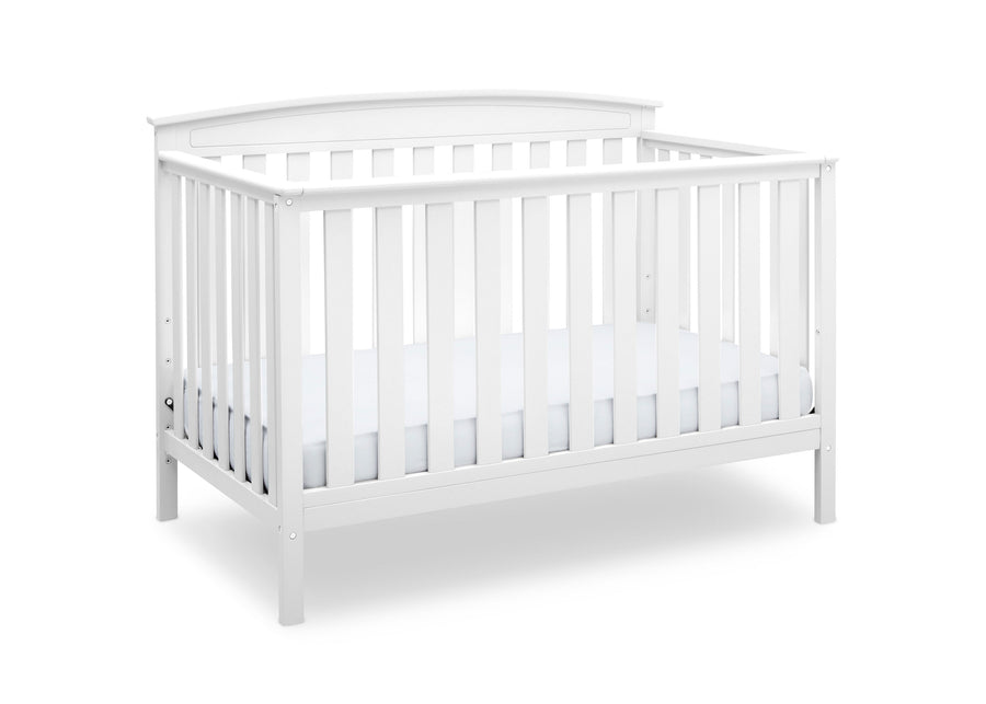 White (100) 12-Gateway 4-in-1 Convertible Crib