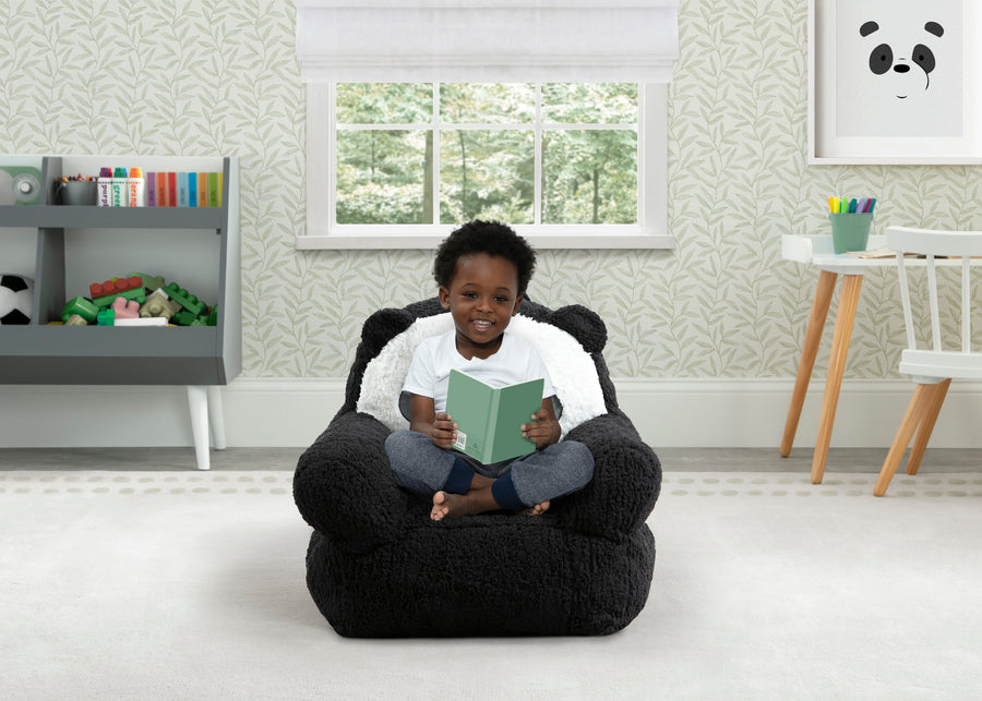 Black and White (1618) 2-Panda Cozee Buddy Chair