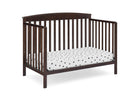 Walnut Espresso (1324) 47-Hanover 6-in-1 Convertible Baby Crib