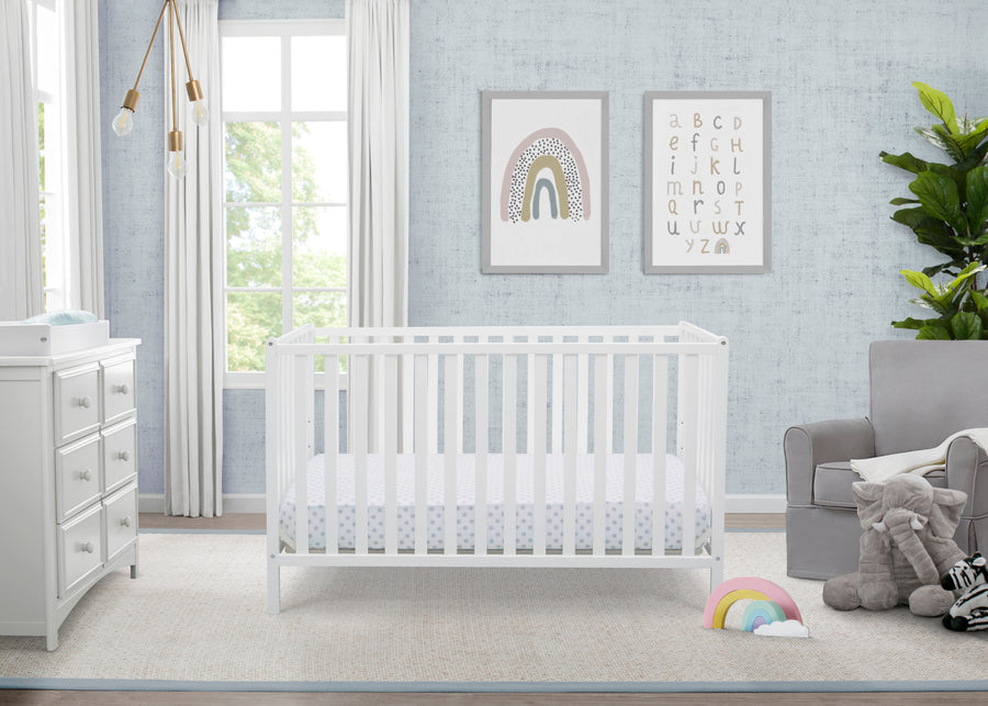 Bianca White (130) 29-Heartland 4-in-1 Convertible Crib