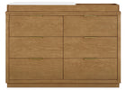Acorn (755) 9-Forever 6 Drawer Dresser with Interlocking Drawers - Naturals Collection