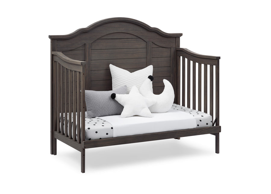Rustic Grey (084) 12-Asher 6-in-1 Convertible Crib