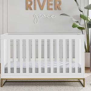 Jade 4in1 Nursery Set Bianca white Melted Bronze 9-Jade Collection