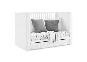 Bianca White (130) 23-Cassie 4-in-1 Convertible Crib with Underdrawer