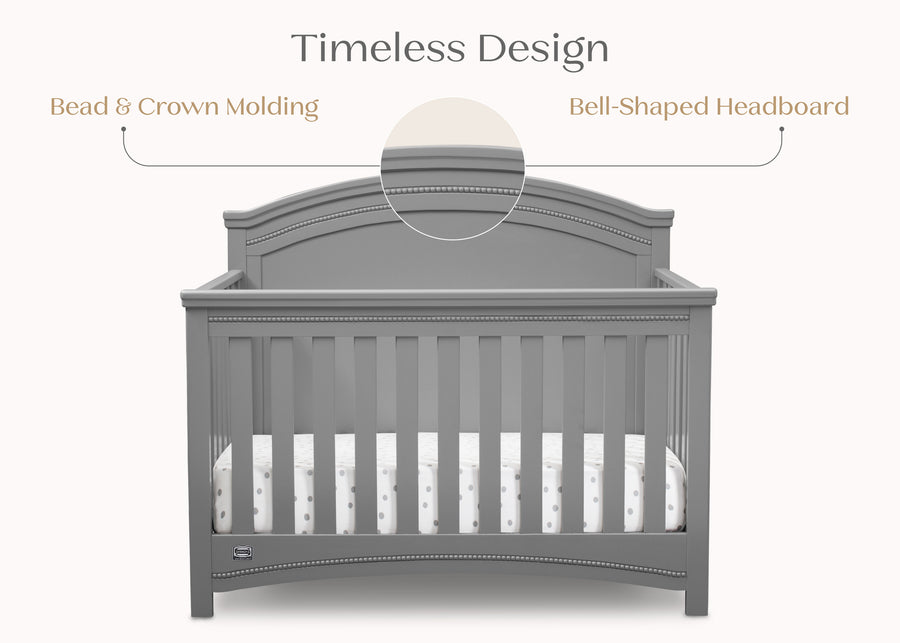 Grey (026) 6-Emma Crib 'N' More