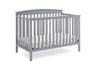 Grey (026) 10-Hanover 6-in-1 Convertible Baby Crib
