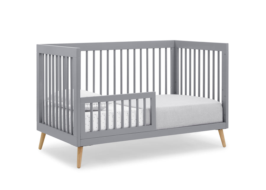 Grey with Natural (1359) 44-Jordan 4-in-1 Convertible Crib