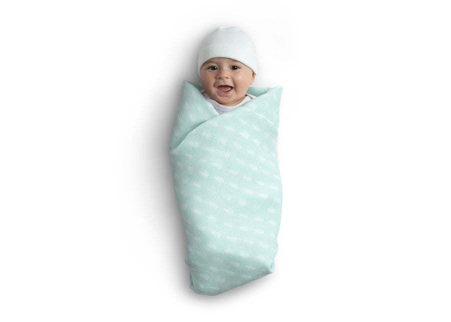 Neutral Boho (3406) 13-100% Cotton Muslin Baby Receiving Blankets - 2 Pack