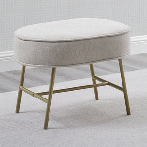 Ella Ottoman with LiveSmart Evolve Fabric Limestone with Melted Bronze & Natural (1419) 7-Ella Ottoman with LiveSmart Evolve Fabric