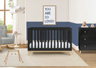 Ebony with Natural (1482) 1-Frankie 4-in-1 Convertible Crib