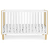 DCB: Natural with Bianca White (1512) 41-Sonny 4-in-1 Convertible Crib