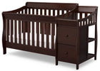 Black Cherry Espresso (607) 25-Bentley S Convertible Crib and Changer