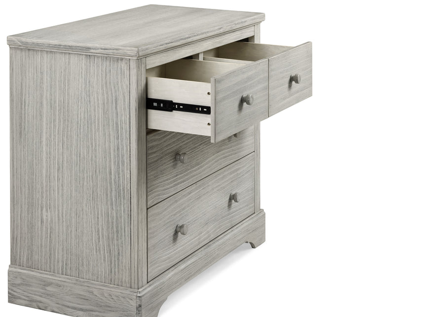 Rustic Mist (1373) 9-Paloma 4 Drawer Dresser with Changing Top and Interlocking Drawers
