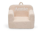 Cream Sherpa (5030) 34-Personalized Cozee Sherpa Chair for Kids