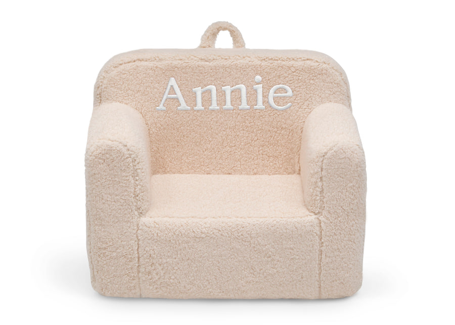 Cream Sherpa (5030) 34-Personalized Cozee Sherpa Chair for Kids