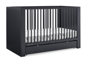 Midnight Grey (1360) 13-Cassie 4-in-1 Convertible Crib with Underdrawer