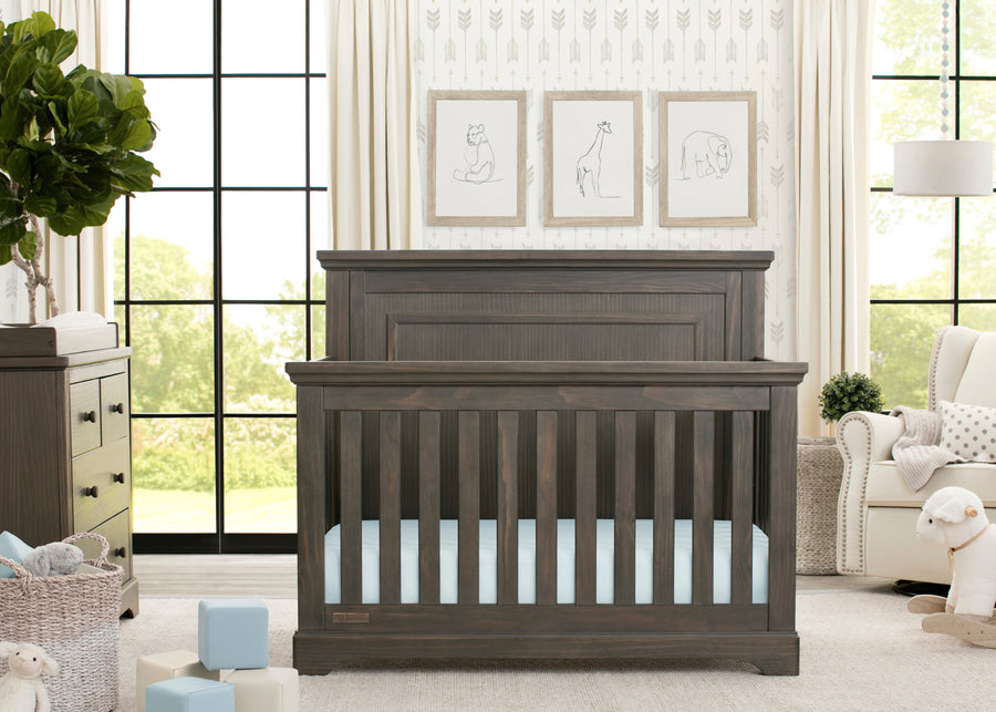 Rustic Grey (084) 33-Paloma 4-in-1 Convertible Crib
