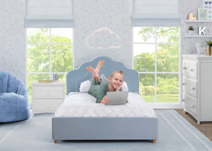Sea Breeze (465) 9-Upholstered Twin Bed
