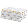 DCB: Safari Friends (3414) 6-100% Cotton Flannel Baby Receiving Blankets - 4 Pack