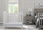 Bianca White (130) 31-Classic Mini Crib with 2.75-inch Mattress - Convertible to Twin Bed