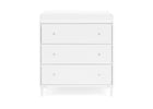 Bowie 3 Drawer Dresser with Changing Top and Interlocking Drawers 9-Bowie 3 Drawer Dresser with Changing Top and Interlocking Drawers