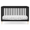 DCB: Midnight Grey with Natural (1372) 15-Austin Acrylic 4-in-1 Convertible Crib