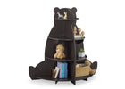 Bear Brown (1471) 4-Bear Bookcase