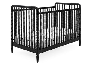 Black (001) 11-Saint 4-in-1 Convertible Crib