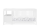 Bianca White (130) 20-Zoe 5-in-1 Convertible Crib and Changer