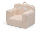 Cream Sherpa (5030) 36-Personalized Cozee Sherpa Chair for Kids