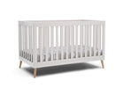 Bianca White with Natural (123) 9-Essex 4-in-1 Convertible Crib