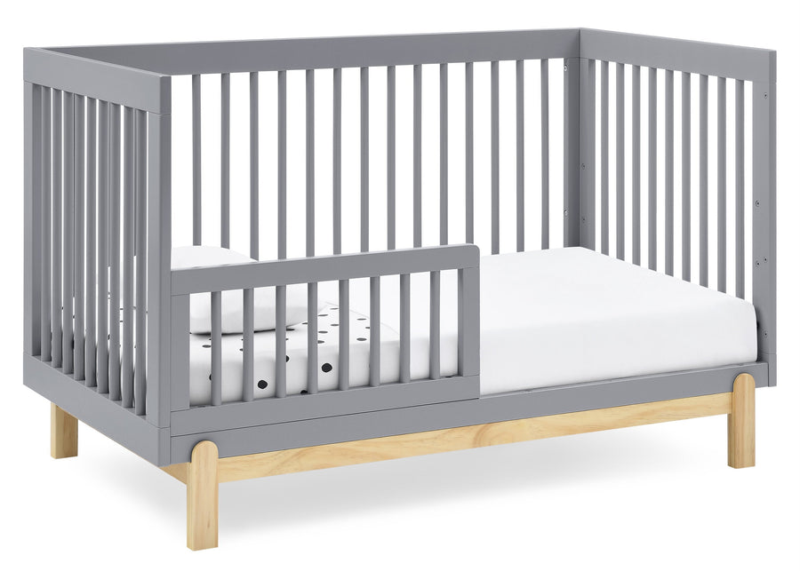 Grey with Natural (1359) 4-Poppy 4-in-1 Convertible Crib