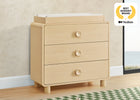 Natural Sandstone (1544) 14-Ari 3 Drawer Dresser with Changing Top