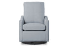 Gray recliner chair on a white background 8-Kenwood Nursery Glider Swivel Rocker Chair