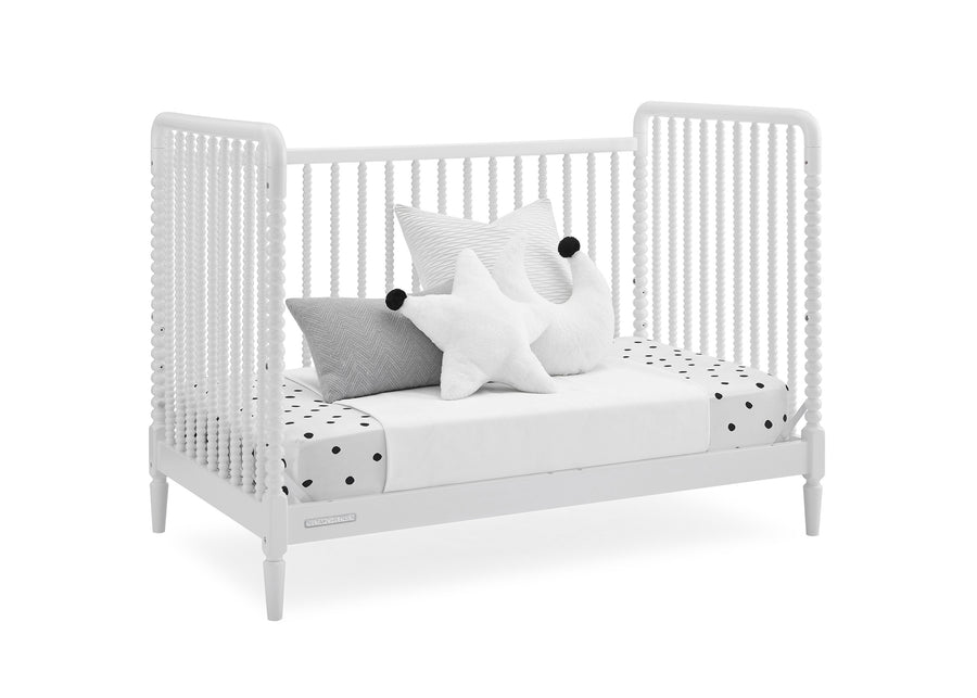 Bianca White (130) 11-Saint 4-in-1 Convertible Crib