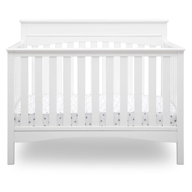 DCB: Bianca White (130) 10-Skylar 6-in-1 Convertible Crib