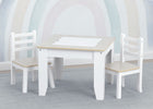 White and Natural (1189) 1-Chelsea Table and Chair Set