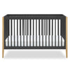 DCB: Charcoal Grey with Natural (1410) 17-Casey 6-in-1 Convertible Crib