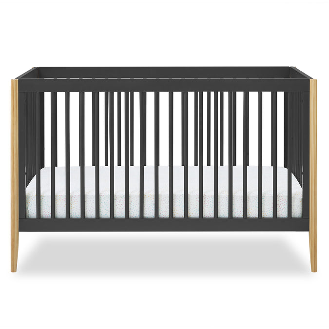 DCB: Charcoal Grey with Natural (1410) 17-Casey 6-in-1 Convertible Crib