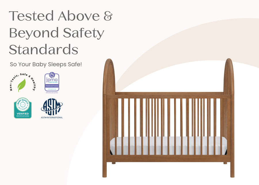 Chestnut (836) 20-Cannon 4-in-1 Convertible Crib