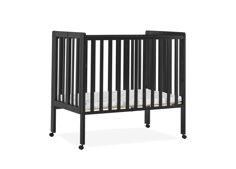 Ebony (0011) 51-Lee Portable Folding Mini Crib with 1.5-Inch Mattress