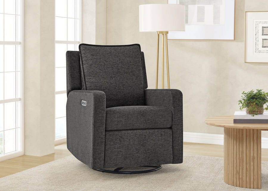 Charcoal (1548) 20-babyGap Harlowe Power Recliner with USB-A and Type-C Ports in Stain-Resistant Performance Fabric